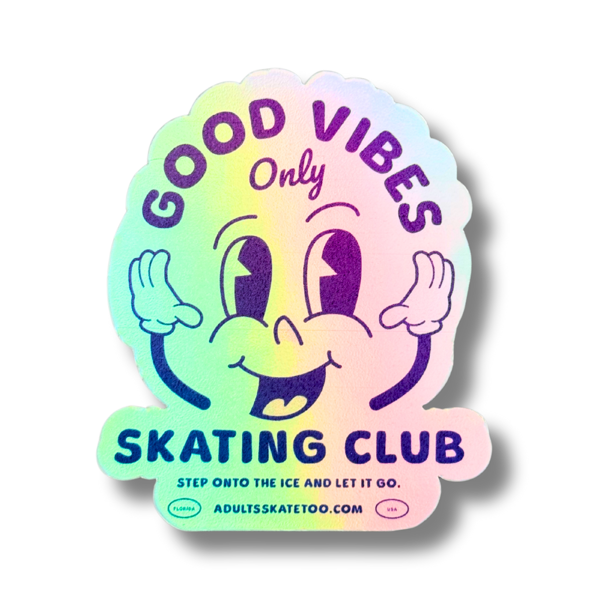 Good Vibes Only Holo Stickers