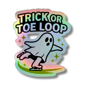 Trick or Toe Loop Holo Sticker