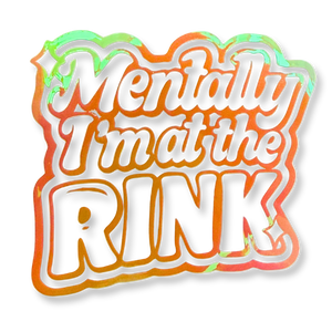 Mentally At The Rink Opal Vinyl Decal