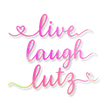 Live Laugh Lutz Opal Vinyl Decal - Adults Skate Too LLC