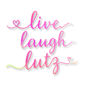 Live Laugh Lutz Opal Vinyl Decal - Adults Skate Too LLC