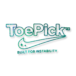 Toepick - Built For Instability Glitter Vinyl Decal