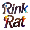 Rink Rat Pink Glitter Vinyl Stickers