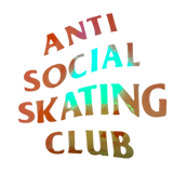 Anti Social Skating Club Vinyl Stickers - Adults Skate Too LLC