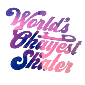 World's Okayest Skater Opal Vinyl Stickers