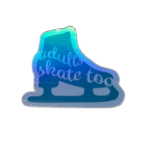 AST Skate Silhouette Holo Stickers