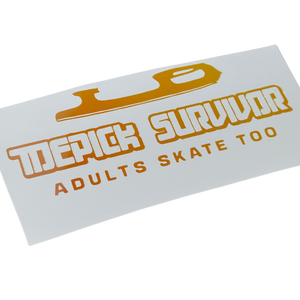 Toepick Survivor Opal Vinyl Decal