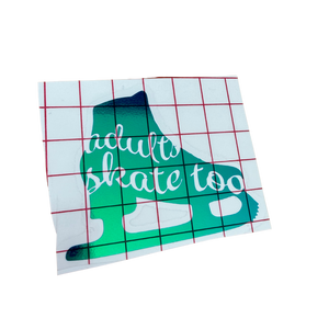 AST Skate Blue Opal Vinyl Decal