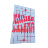 Maintain Balance Pink Opal Vinyl Decal - Adults Skate Too LLC