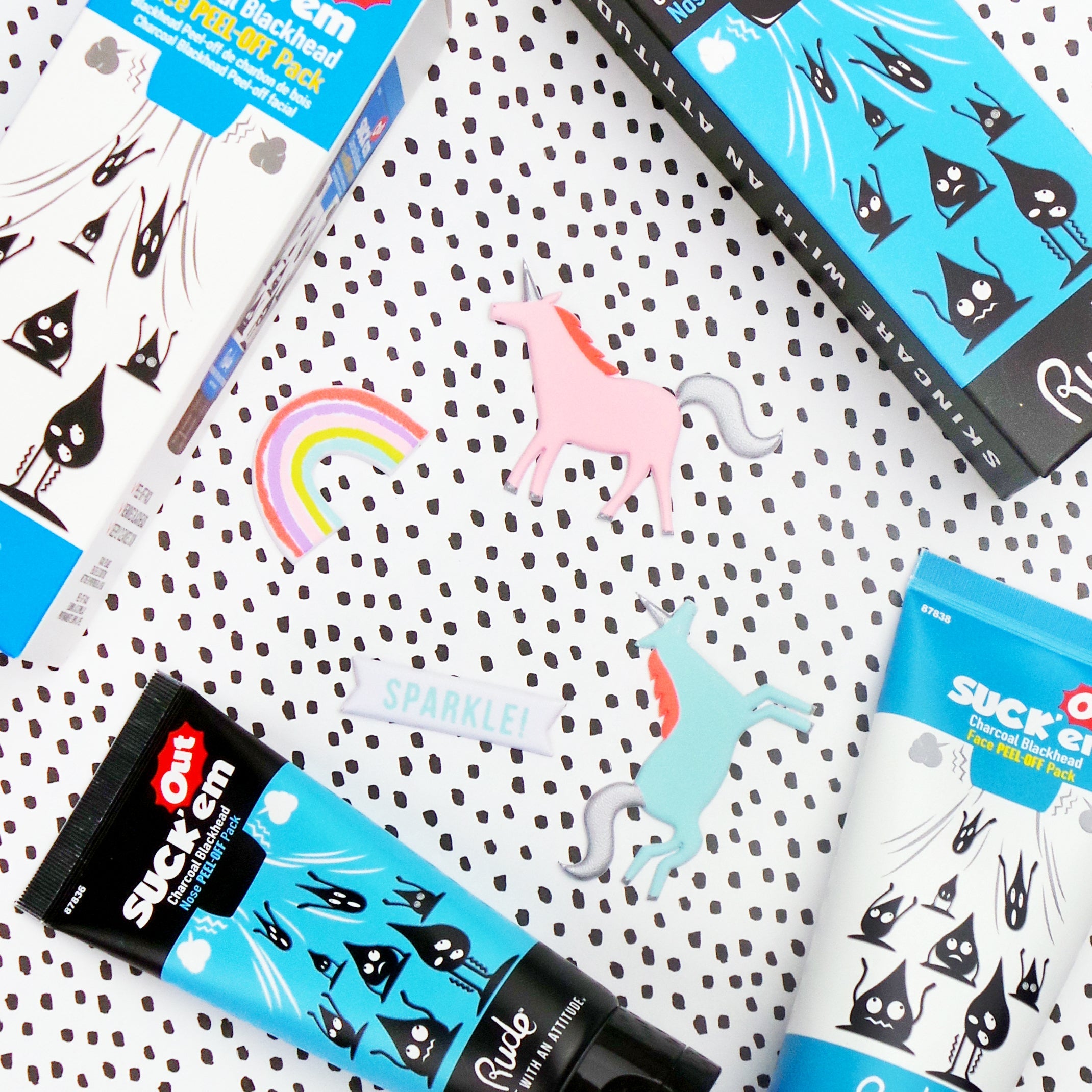 Suck'em Out Charcoal Blackhead Face Pack