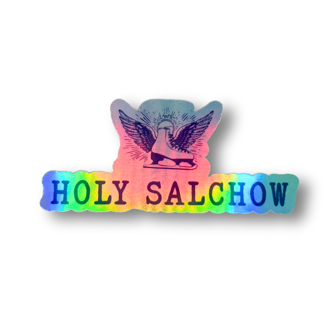 Holy Salchow Holo Stickers