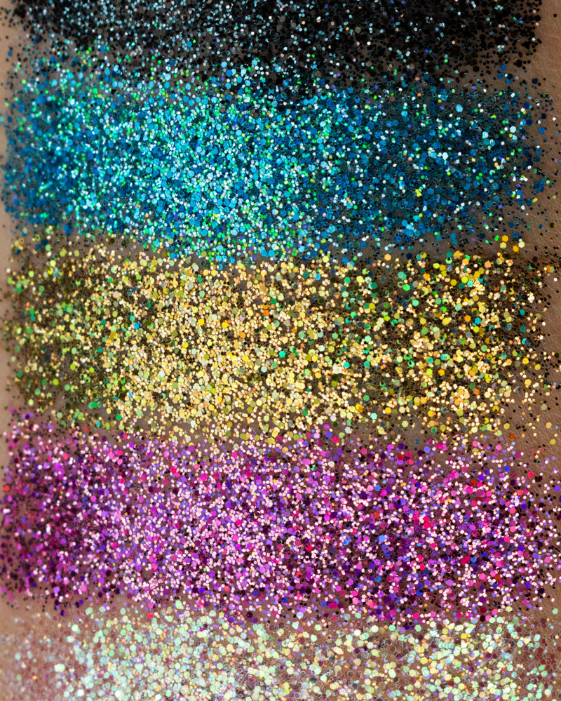 Peace - Blue Holographic Fine Glitter